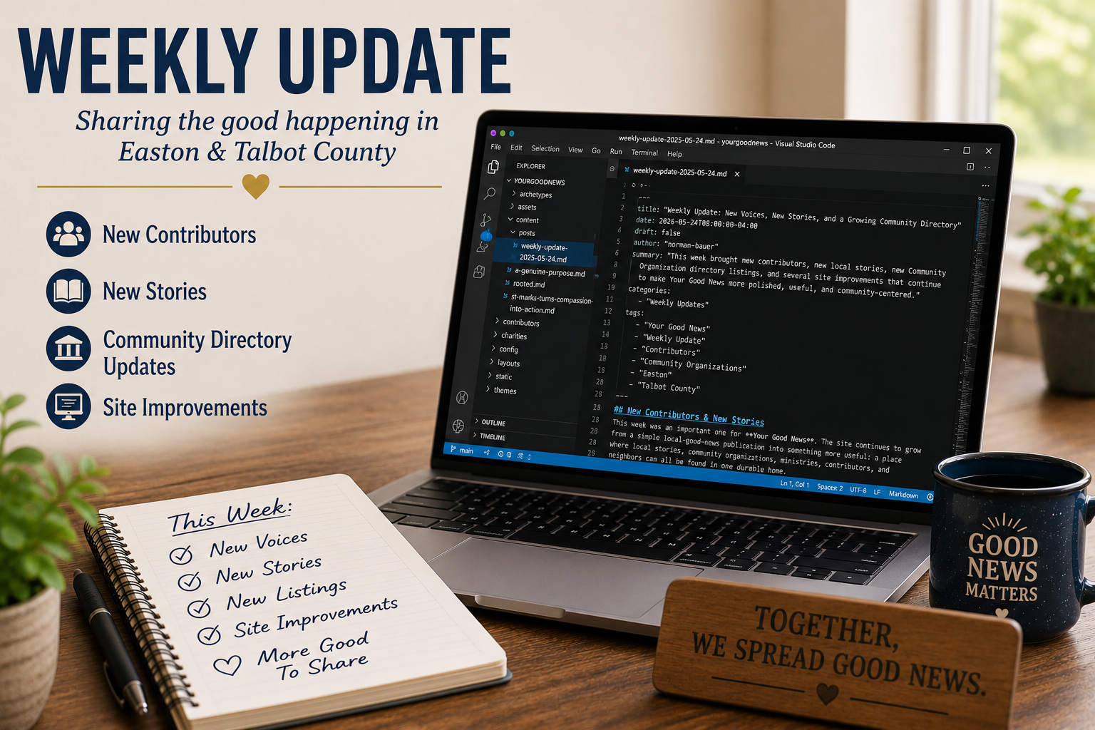 Preview image for Weekly Update: New Voices, New Stories, and a Growing Community Directory